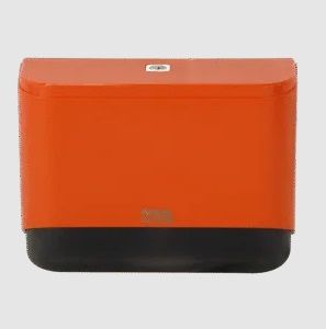 DISPENSER MINI I/LEAF TOWEL ORANGE (ABS)