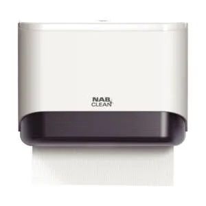 DISPENSER MINI I/LEAF TOWEL WHITE (ABS)