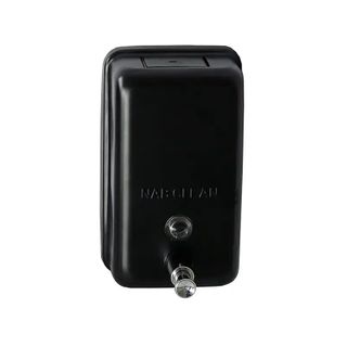 DISPENSER 1200ml SOAP BLACK VERTICAL S/S