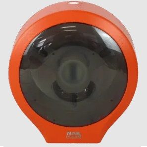 DISPENSER JUMBO T/ROLL WINDOW ORANGE ABS