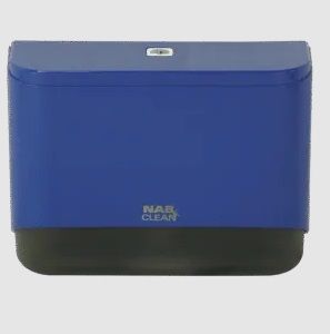 DISPENSER MINI I/LEAF TOWEL BLUE (ABS)