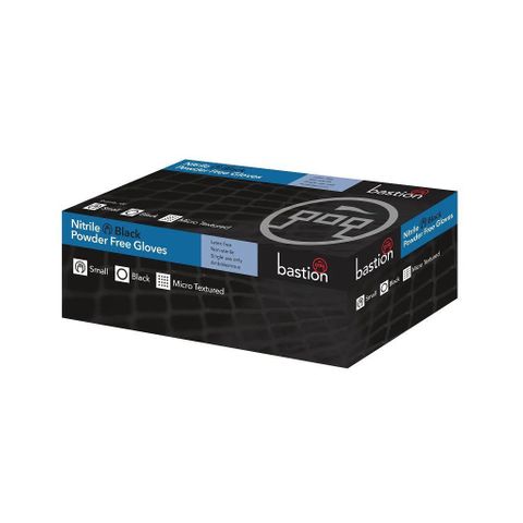 BASTION NITRILE PF BLK SML BNG7872]100PK