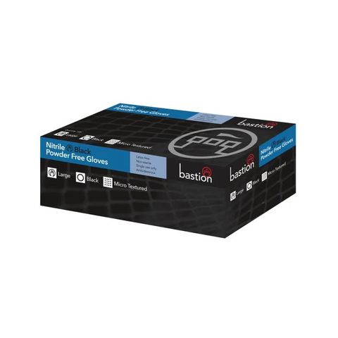 BAST. NITRILE PF BLACK LGE BNG7874 100PK