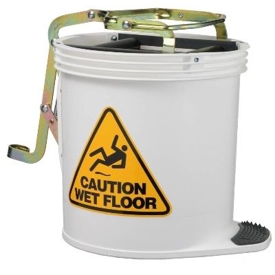 BUCKET WRINGER D/CLEAN WHT[IW-008W]2PAK