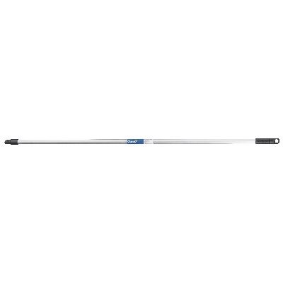 HANDLE EXT ALUM SILVER/BLACK 150x25mm