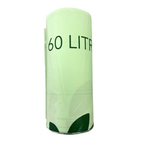 GARBAGE BAG COMPOST GREEN 60L[CB60HD]250