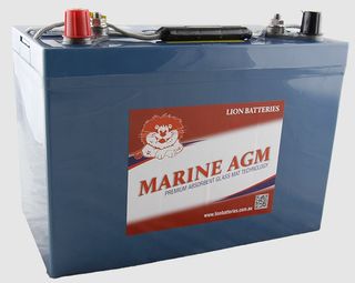 BATTERY LION HZB12-80 AGM H/DUTY 80AH