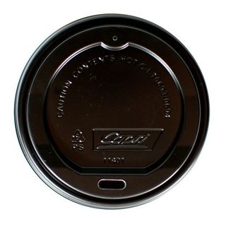 LID HOT CUP 8-16OZ BLACK[C-LT0694]10x100