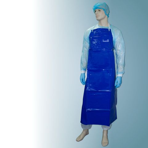 APRON PVC BLUE 1290mm [BNR5323] 1/25