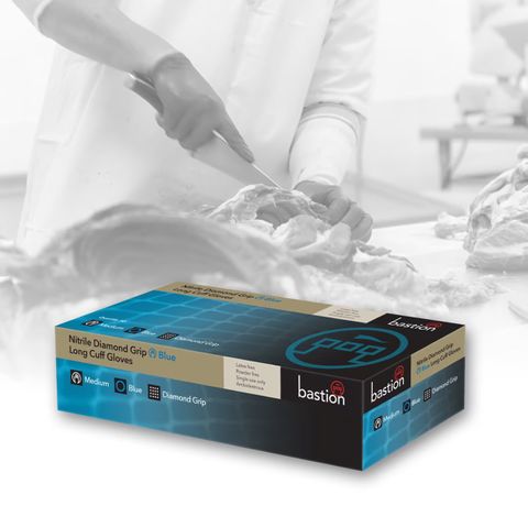 GLOVES NITRILE DIA LG BLUE PF XL BNG6395