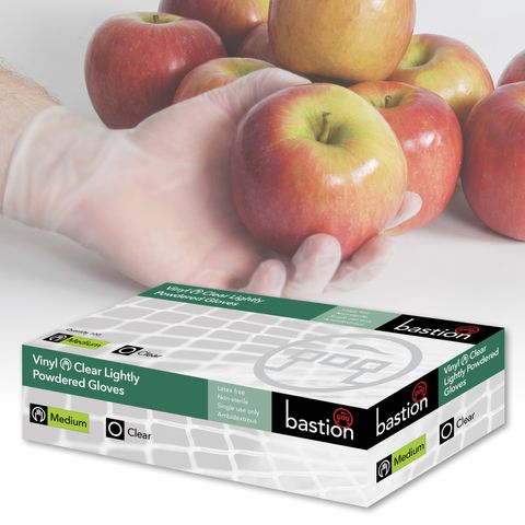 GLOVE VINYL BASTION LARGE BNG3584]100/10