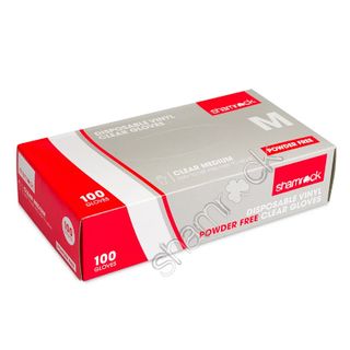 GLOVES VINYL S/R PF MED [700821]100/10