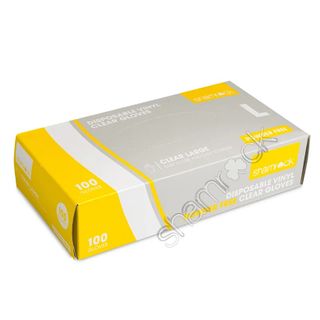 GLOVES VINYL S/R PF LGE [700822]100/10
