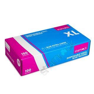 GLOVE VINYL SR BLUE XL [700816]100/10