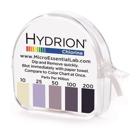 TEST STRIPS - CHLORINE 0-200PPM TEST-CHL