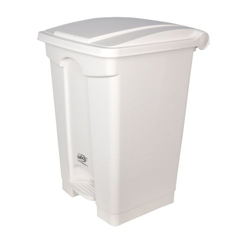 BIN H/DUTY PEDAL WHITE 45ltr [SABC-2070]