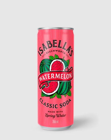 ISABELLA'S SODA WATERMELON 12x355ml