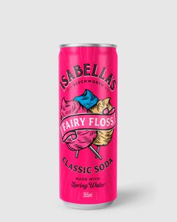 ISABELLA'S SODA FAIRY FLOSS 12x355ml