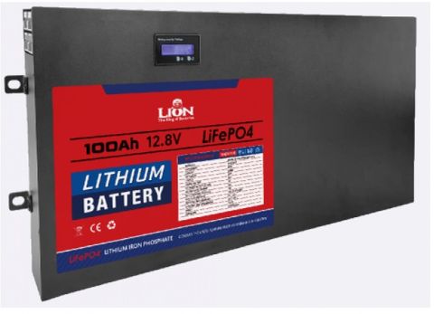 BATTERY LION LFP12-100SS LITH. SLIM110AH
