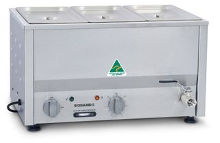 BAIN MARIE c/w 3xZ13100 & LIDS [BM2B]