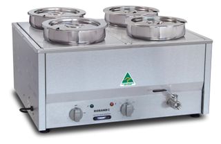 BAIN MARIE c/w 4xZ1017 & LIDS [BM4E]