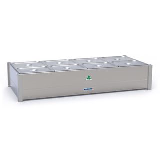 BAIN MARIE c/w 8xZ12100 & LIDS [BM24A]