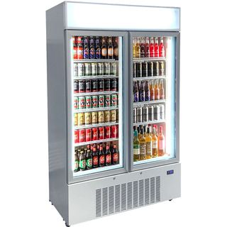 UPRIGHT FRIDGE 2DR 825L [HUS-C10]