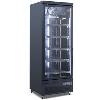 UPRIGHT FRIDGE 1DR BLACK 540 [FC-BS75AH]