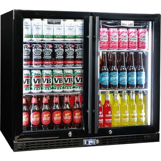 BAR FRIDGE S/S HTD 233L [SK206-B-HD]