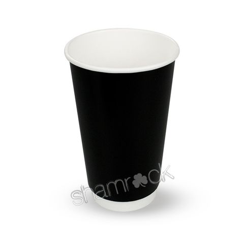 CUP 16OZ DW BLACK (502036) 500