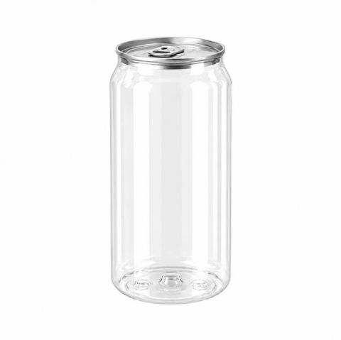 PET CANS UNBRANDED 400ml W/LIDS 200/CTN