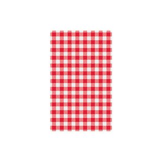 GINGHAM RED PRINT PAPER 190x310 [74204]