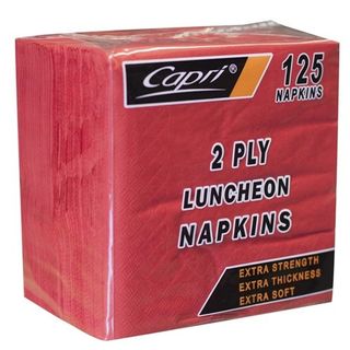 NAPKIN 2PLY LUNCH RED [C-NL0122]125/16
