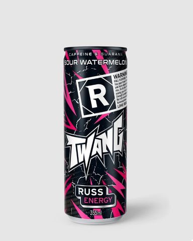 RUSS ENERGY WATERMELON TWANG 355ml 24PAK
