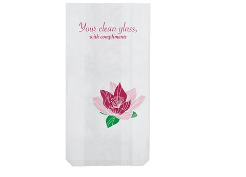 BAG GLASS FLORAL [CA-FLGB] 500