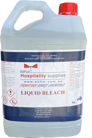 BLEACH 4% CHLORINATED - 5L