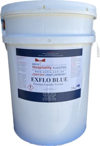 EXFLO BLUE LAUNDRY POWDER - 20KG