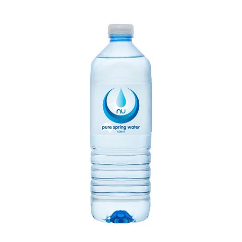 WATER BOTTLED 600ml - NU PURE SQUARE X24