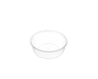 ROUND CONTAINER CLEAR 220ml(RB220) 50/20