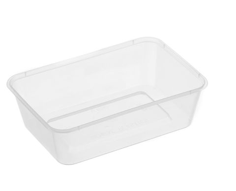 RECT CONTAINER CLEAR 650ml(REG650)50/10
