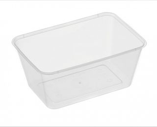 RECT CONTAINER CLEAR1000ml(REG1000)50/10