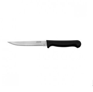 KNIFE STEAK BLK PLASTIC HDL [19905] 12