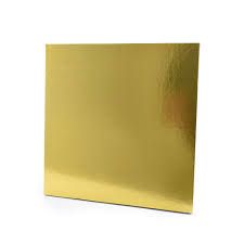 CAKE BOARD GOLD SQUARE 6" [GS06S] 50