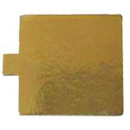 CAKE BOARD GOLD TAB SQUARE 89mm[TBSL]100