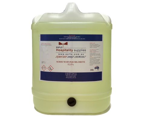 SODIUM HYPOCHLORITE 20LTR 12.5%