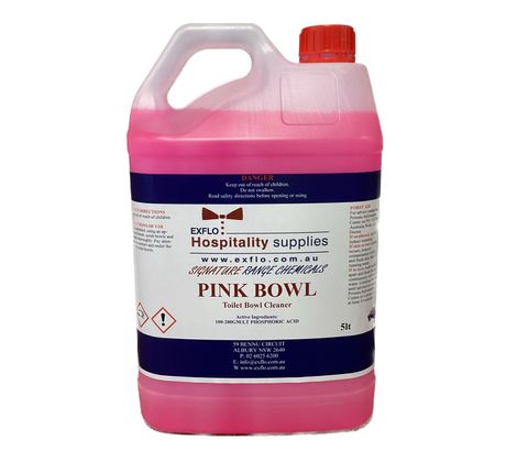 PINK BOWL 5L TOILET/URINAL CLEANER