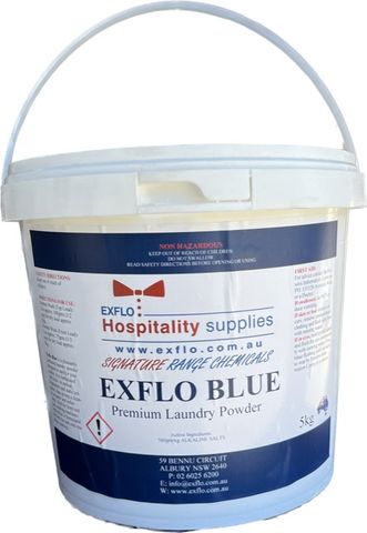 EXFLO BLUE LAUNDRY POWDER - 5KG