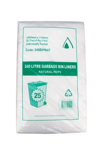 GARBAGE BAG*CLR* 240L [240BINNAT] 200