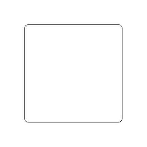 BLANK REMOVABLE SQUARE 40mm [99031]1000