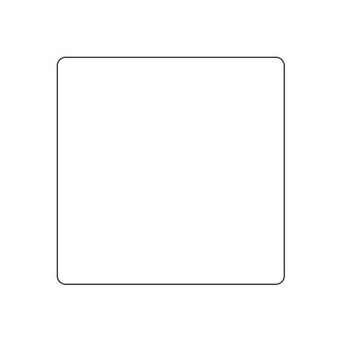 BLANK REMOVABLE SQUARE 40mm [99031]1000